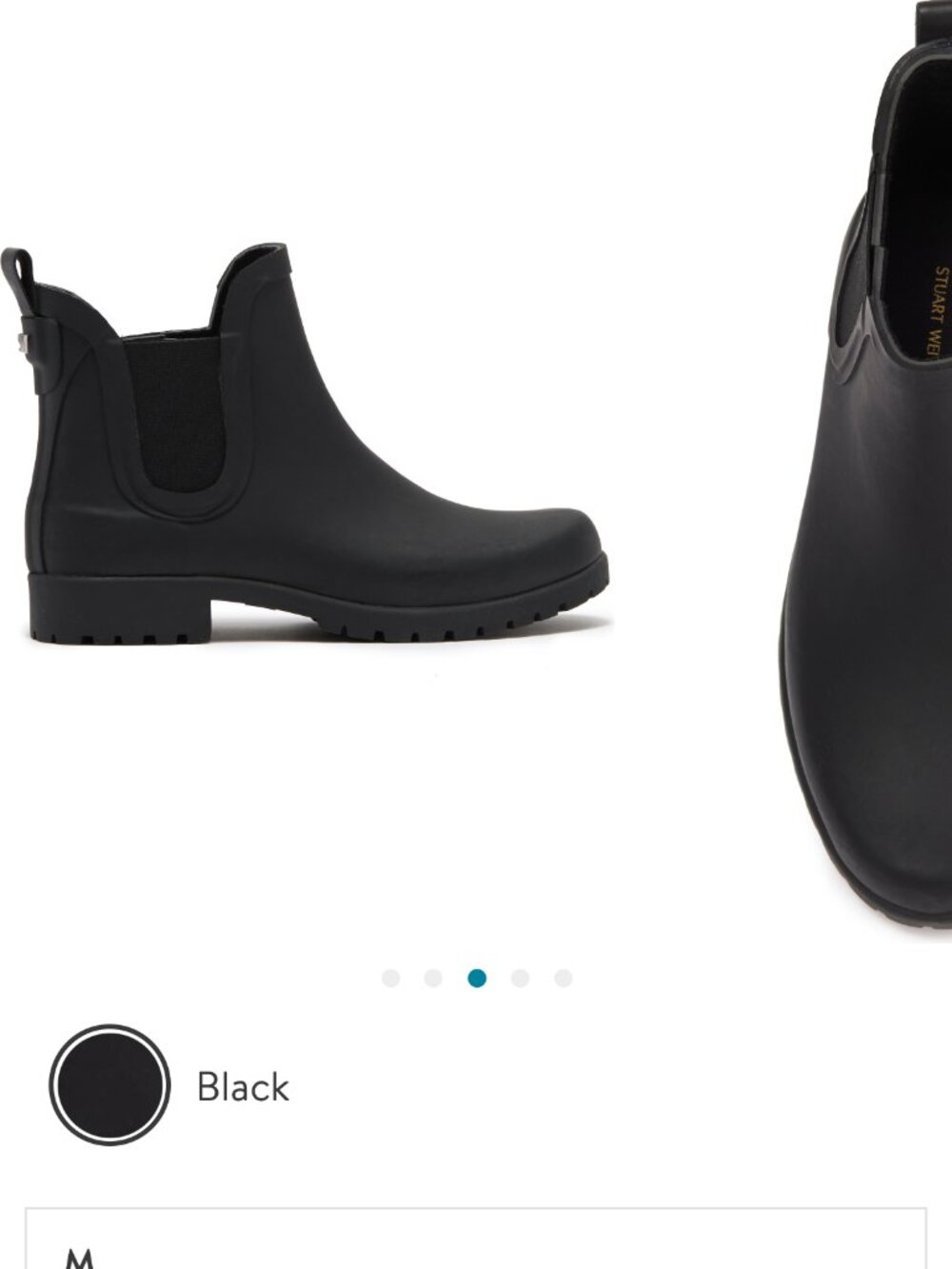 Stuart Weitzman Reign Rubber Rain Boots